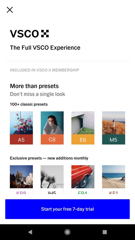 how much is vsco membership.